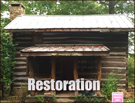 Historic Log Cabin Restoration  Reedsville, Ohio